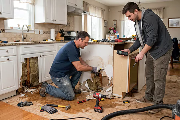 Kitchen Water Damage Repair Grand Prairie