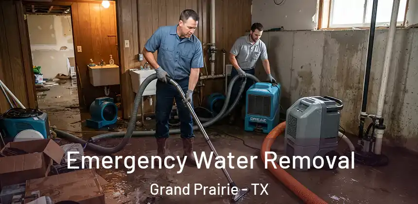 Emergency Water Removal Grand Prairie - TX