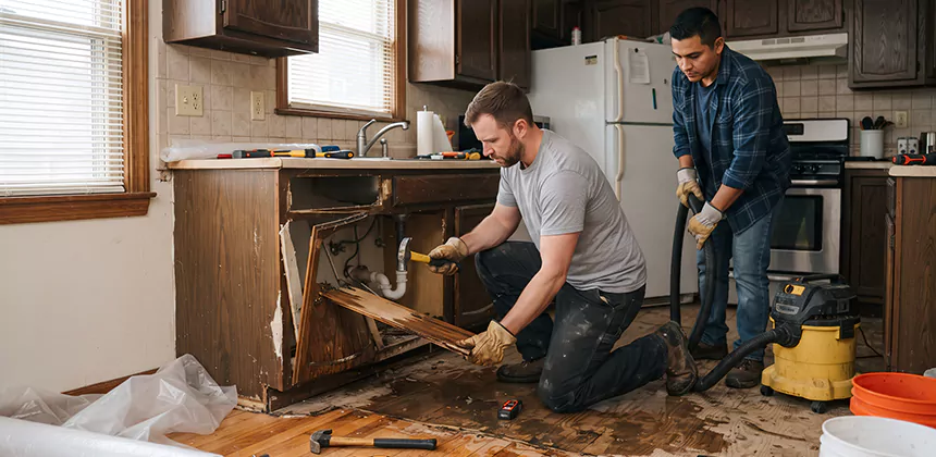 Repairing Water Damaged MDF Cabinets in Grand Prairie